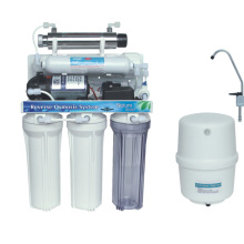 Sistema de purificação de água de osmose inversa de 5 estágios com UV